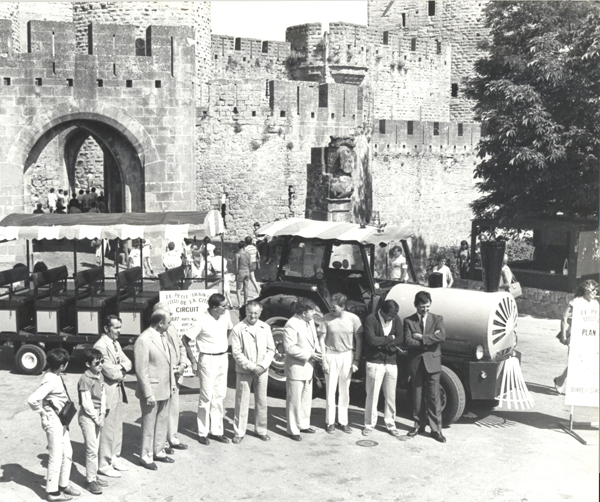 Inauguration du petit train carcassonne